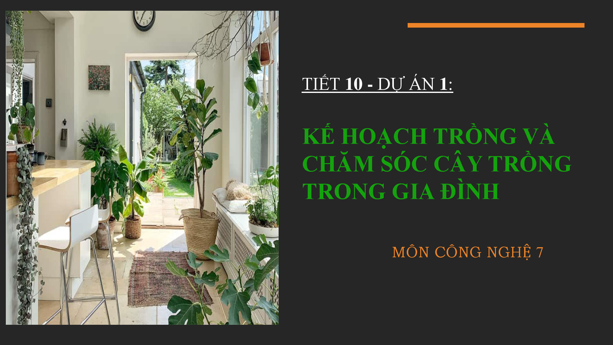 KHỐI 7 - CÔNG NGHỆ -Du an 1